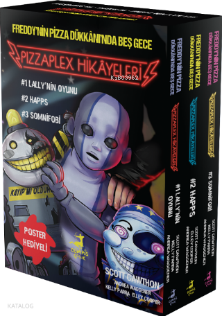 Pizzaplex'ten Hikayeler 3 Kitaplık Kutulu Set;Freddy'nin Pizza Dükkanı