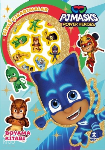 Pjmasks Power Heroes - Star Simli Çıkartmalı Boyama Kitabı | Kolektif 