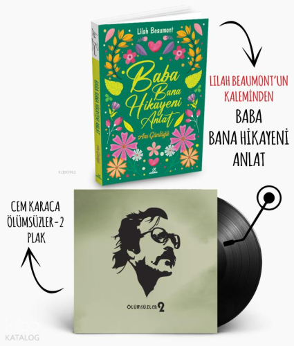 Plaklı Kitaplar - Baba Bana Hikayeni Anlat - Cem Karaca Ölümsüzler-2 |