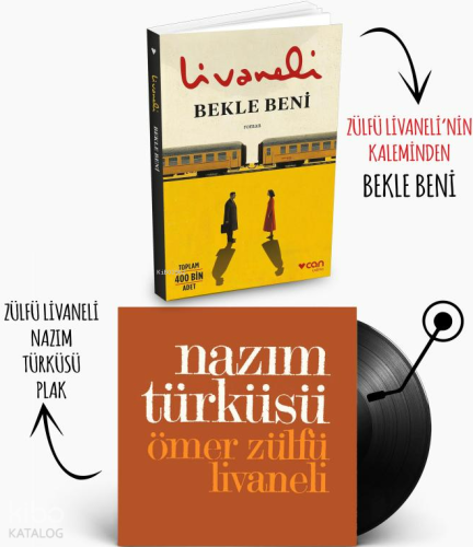 Plaklı Kitaplar - Bekle Beni - Nazım Türküsü Plak | Zülfü Livaneli 
