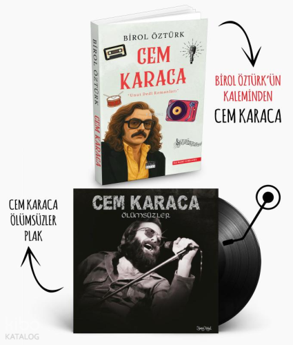 Plaklı Kitaplar - Cem Karaca Ölümsüzler Plak | | Halk Kitabevi