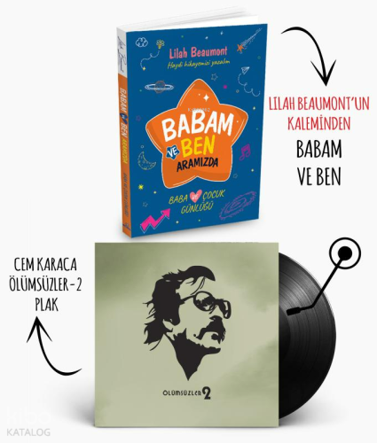 Plaklı Kitaplar - Oğlum ve Ben - Cem Karaca Ölümsüzler-2 | Kolektif | 