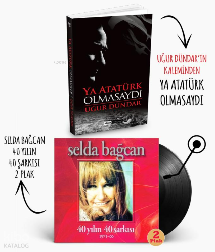 Plaklı Kitaplar - Ya Atatürk Olmasaydı | Uğur Dündar | Halk Kitabevi