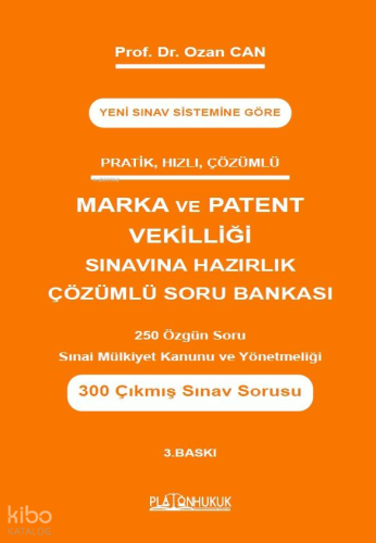 Platon Hukuk Yayınları Marka ve Patent Vekilliği Sınavına Hazırlık Çöz