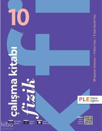 PLE Yayınları 10.Sınıf - Çalışma Kitabı - Süreç İzleme Sınavları - Fiz