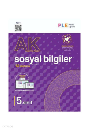 PLE Yayınları 5. Sınıf - Sosyal Bilgiler Alıştırma Kitabı | Kolektif |