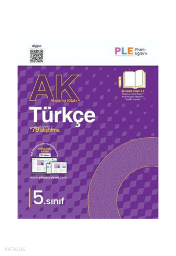 PLE Yayınları 5. Sınıf - Türkçe Alıştırma Kitabı | Kolektif | PLE Yayı
