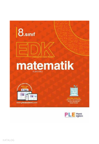 PLE Yayınları 8.Sınıf Matematik Etkileşimli Ders Kitabı | Kolektif | P