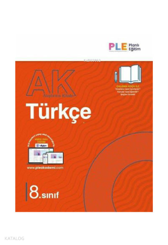 PLE Yayınları 8.Sınıf - Türkçe Alıştırma Kitabı | Kolektif | PLE Yayın