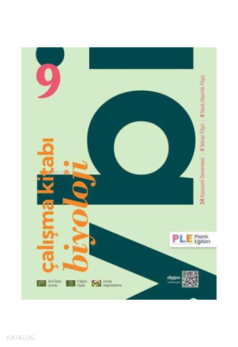 PLE Yayınları 9. Sınıf - Çalışma Kitabı - Kazanım Denemeleri - Biyoloj