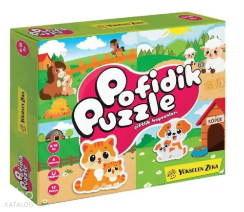 Pofidik  Puzzle - Çiftlik Hayvanları