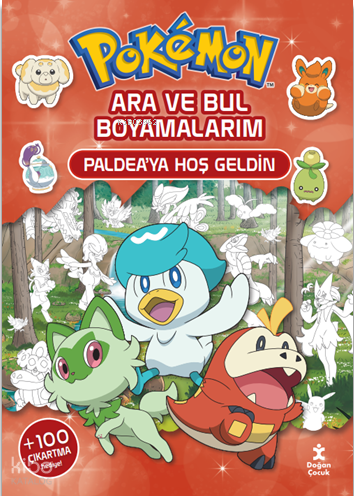 Pokémon - Ara ve Bul Boyamalarım – Paldea’ya Hoş Geldin | Kolektif | D