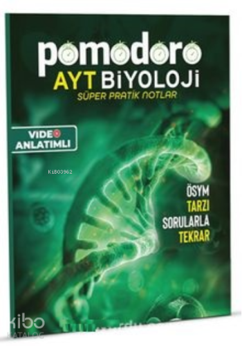 Pomodoro AYT Biyoloji Konu Soru Süper Pratik Notlar