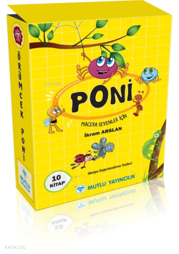 Poni'nin Maceraları Hikaye Seti (10 Kitap - Kutulu) | İkram Arslan | M