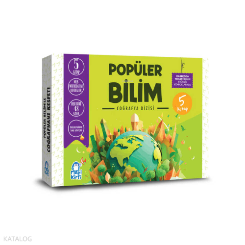 Popüler Bilim Coğrafya Set (5 Kitap) | Kolektif | Mavi Kirpi Yayınları