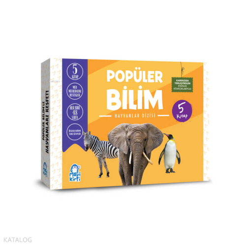 Popüler Bilim Hayvanlar Set (5 Kitap) | Kolektif | Mavi Kirpi Yayınlar
