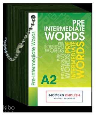 Pre-Intermediate Words - (A2 Kelime Kartları) | Kolektif | Modern Engl