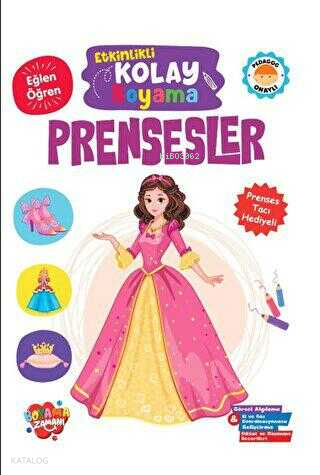 Prensesler - Etkinlikli Kolay Boyama