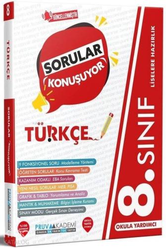 Pruva 8.Sınıf LGS Türkçe Sorular Konuşuyor