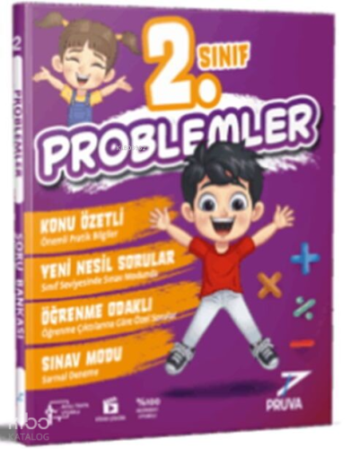 Pruva Akademi 2. Sınıf Problemler Soru Bankası | Kolektif | Pruva Akad