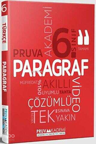 Pruva Akademi 6. Sınıf Paragraf Soru Bankası