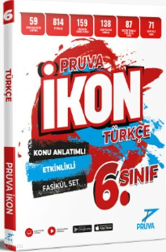 Pruva Akademi 6. Sınıf Türkçe İkon Konu Anlatım Kitabı