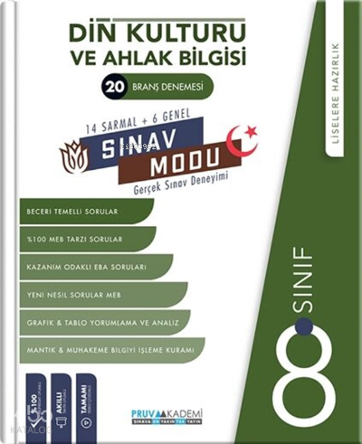 Pruva Akademi 8. Sınıf Din Kültürü ve Ahlak Bilgisi Sınav Modu 20 Dene