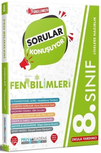 Pruva Akademi 8. Sınıf Fen Bilimleri Sorular Konuşuyor Soru Bankası