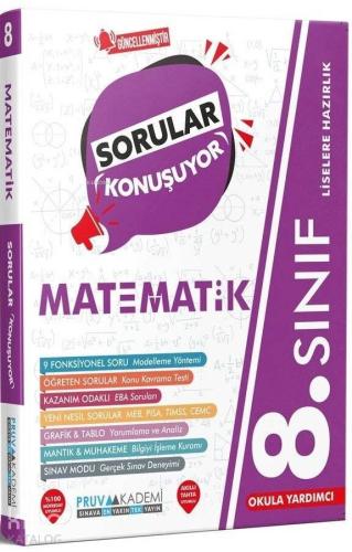 Pruva Akademi 8. Sınıf LGS Matematik Sorular Konuşuyor Soru Bankası