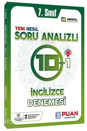 Puan Yayınları 7. Sınıf İngilizce Yeni Nesil Soru Analizli 10+1 Deneme
