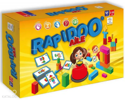 Rapidoo Aile - Dikkat Geliştiren Zeka Oyunu (3+ Yaş) | Kolektif | Yüks