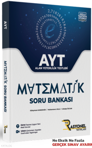 Rasyonel Yayınları AYT Matematik Soru BankasI