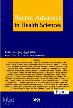 Recent Advances In Health Scıences