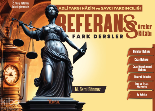 Referans Adli Hâkimlik Fark Dersler Süreler Kitabı | M. Sami Sönmez | 