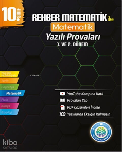 Rehber Matematik 10. Sınıf Matematik Yazılı Provaları