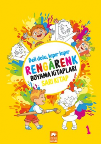 Rengarenk Boyama Kitapları - Sarı Kitap | Kolektif | Eksik Parça Yayın