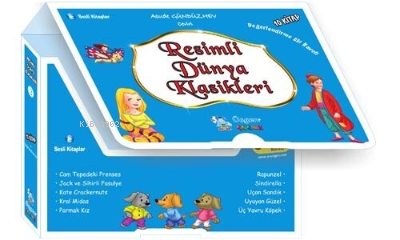 Resimli Dünya Klasikleri 3 Mavi Seri Kutulu