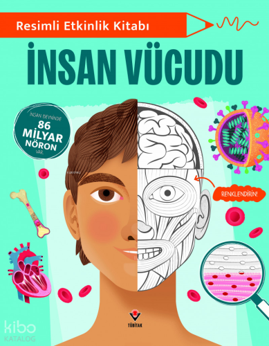 Resimli Etkinlik Kitabı - İnsan Vücudu | Shari Last | Tübitak