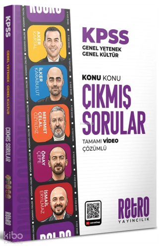 Retro 2026 KPSS Genel Yetenek Genel Kültür 5Yüz Çıkmış Sorular Konu Konu Çözümlü