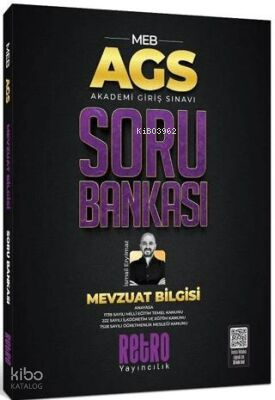 Retro Yayıncılık 2025 MEB AGS Mevzuat Bilgisi Soru Bankası