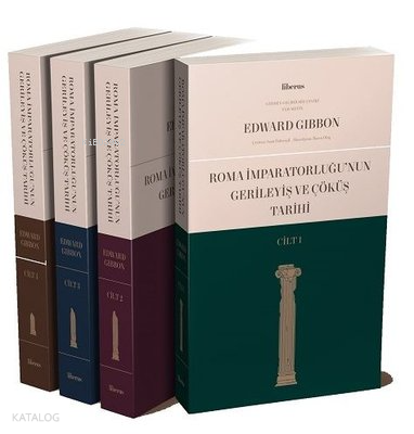 Roma İmparatorluğu'nun Gerileyiş ve Çöküş Tarihi Seti - 4 Kitap Takım