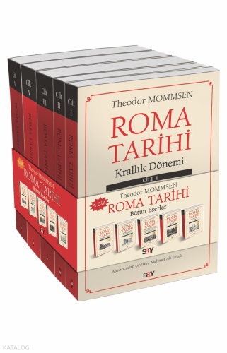 Roma Tarihi Bütün Eserler (5 Cilt) | Theodor Mommsen | Say Yayınları