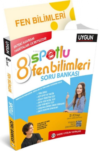 Sadık Uygun Yayınları  Spotlu Fen Bilimleri + Kavram Haritası-Yeni