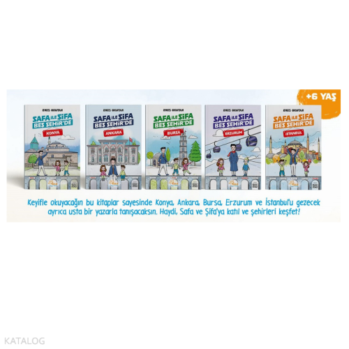 Safa ile Şifa Beş Şehir’de (Beşli Set) | Enes Okutan | Tulu Kitap