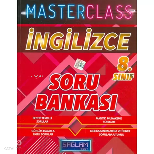 Sağlam Test Masterclass İngilizce Soru Bankası-8
