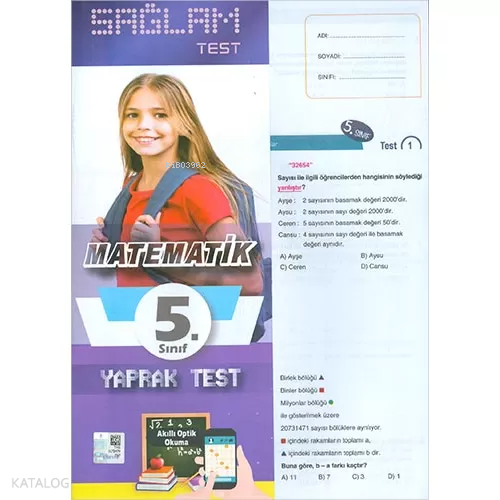 Sağlam Yaprak Test-Matematik-5
