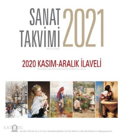 Sanat Takvimi 2021 Masa Takvimi