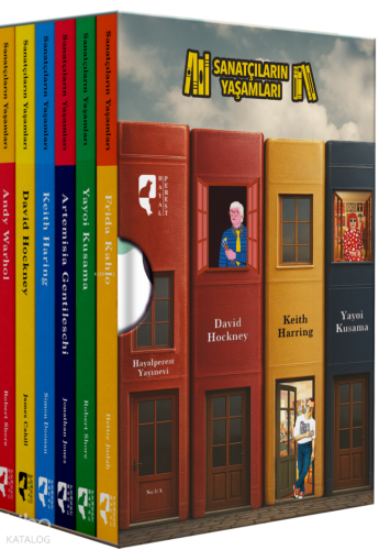 Sanatçıların Yaşamları Kutulu Set 6 Kitap (Ciltli) | Kolektif | HayalP
