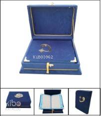 Sandıklı -Çeyizlik Veya Hediyelik Ahşap Kadife Sandıklı Kuran-I Kerim