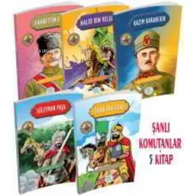 Şanlı Komutanlar - Hasan Yiğit - 5 Kitap Set | Hasan Yiğit | Maviçatı 